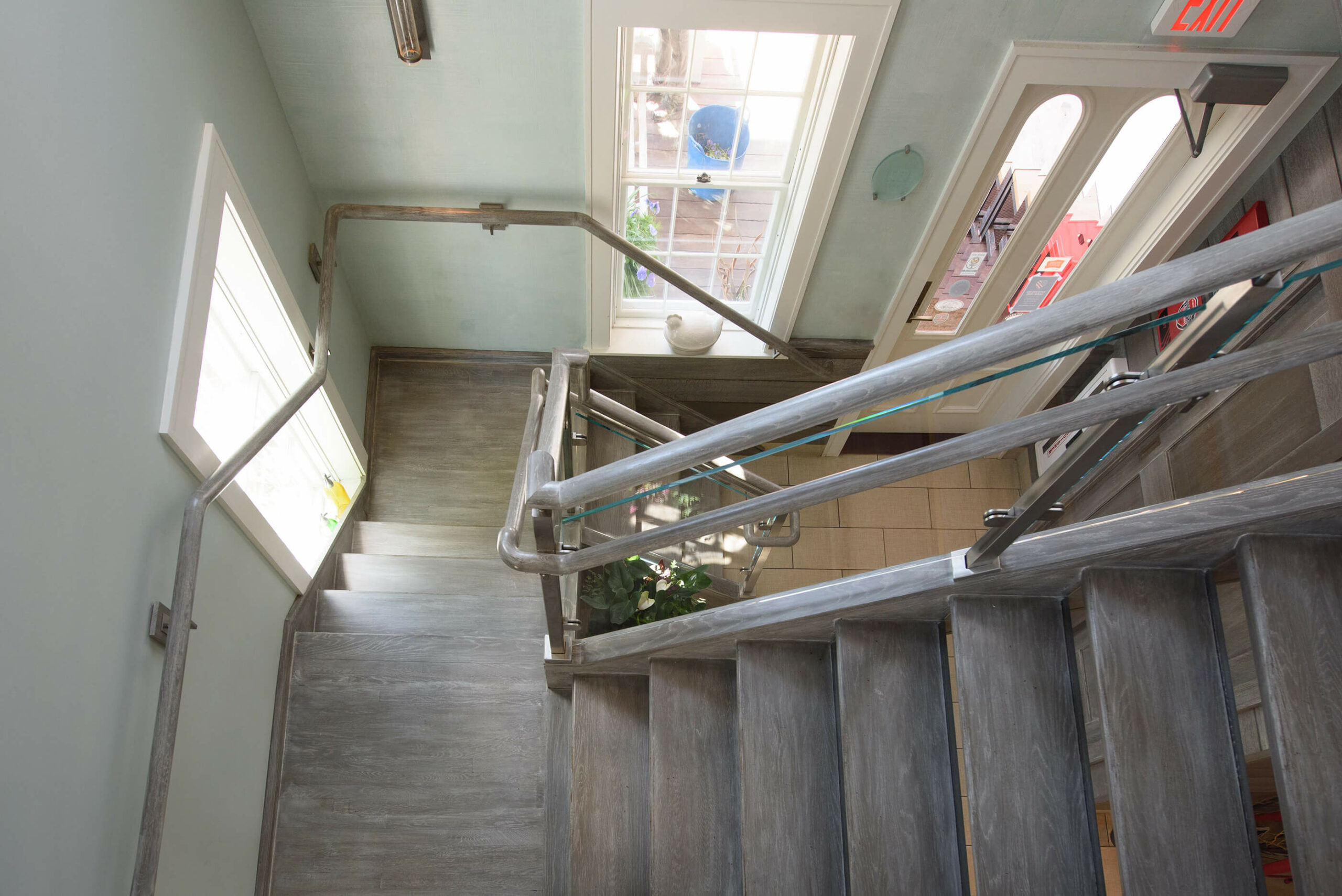 Photo of Cooper Stairworks glass modern stair