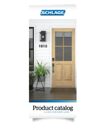 Schlage trifold brochure cover