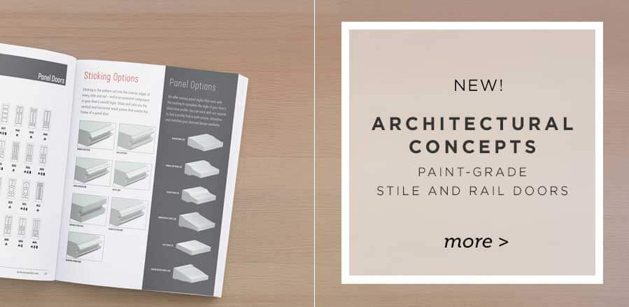 Architectural Concepts catalog announcement banner
