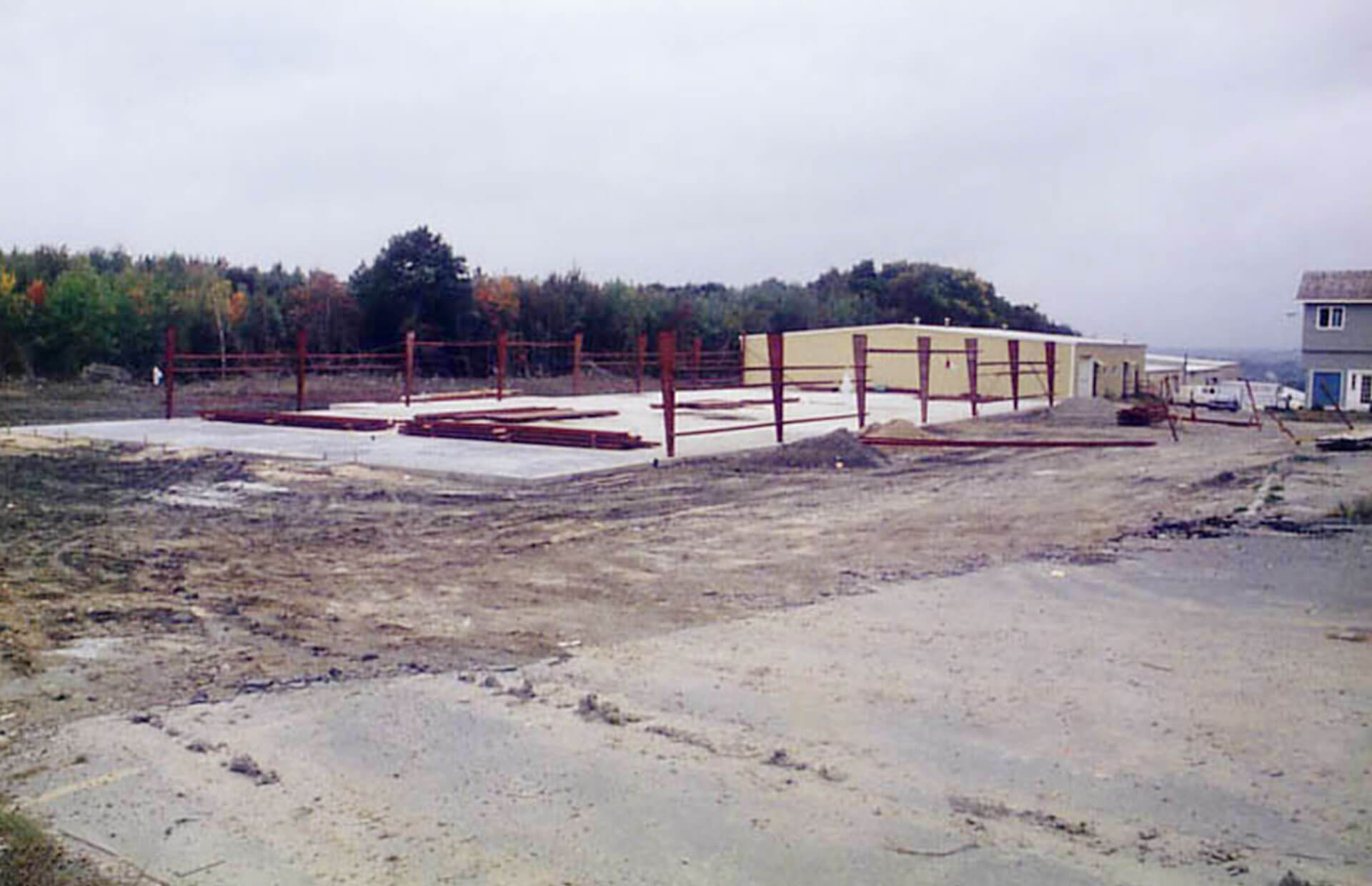 Photo of commercial building expansion